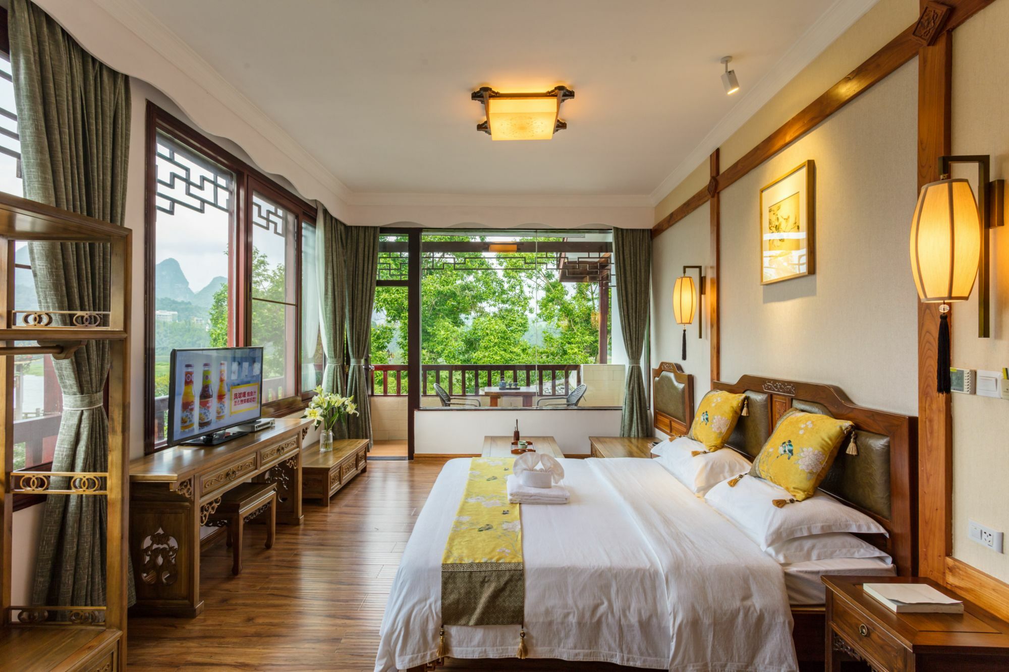 Yangshuo Riverview Hotel Ngoại thất bức ảnh